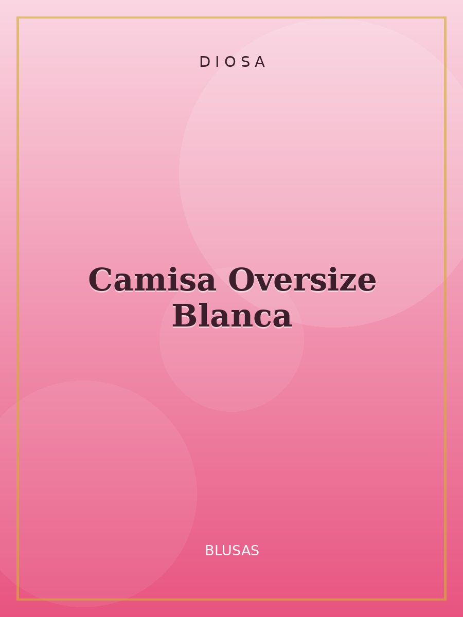 Camisa Oversize Blanca