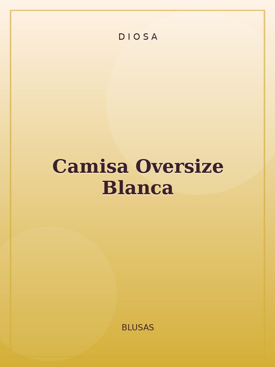 Camisa Oversize Blanca