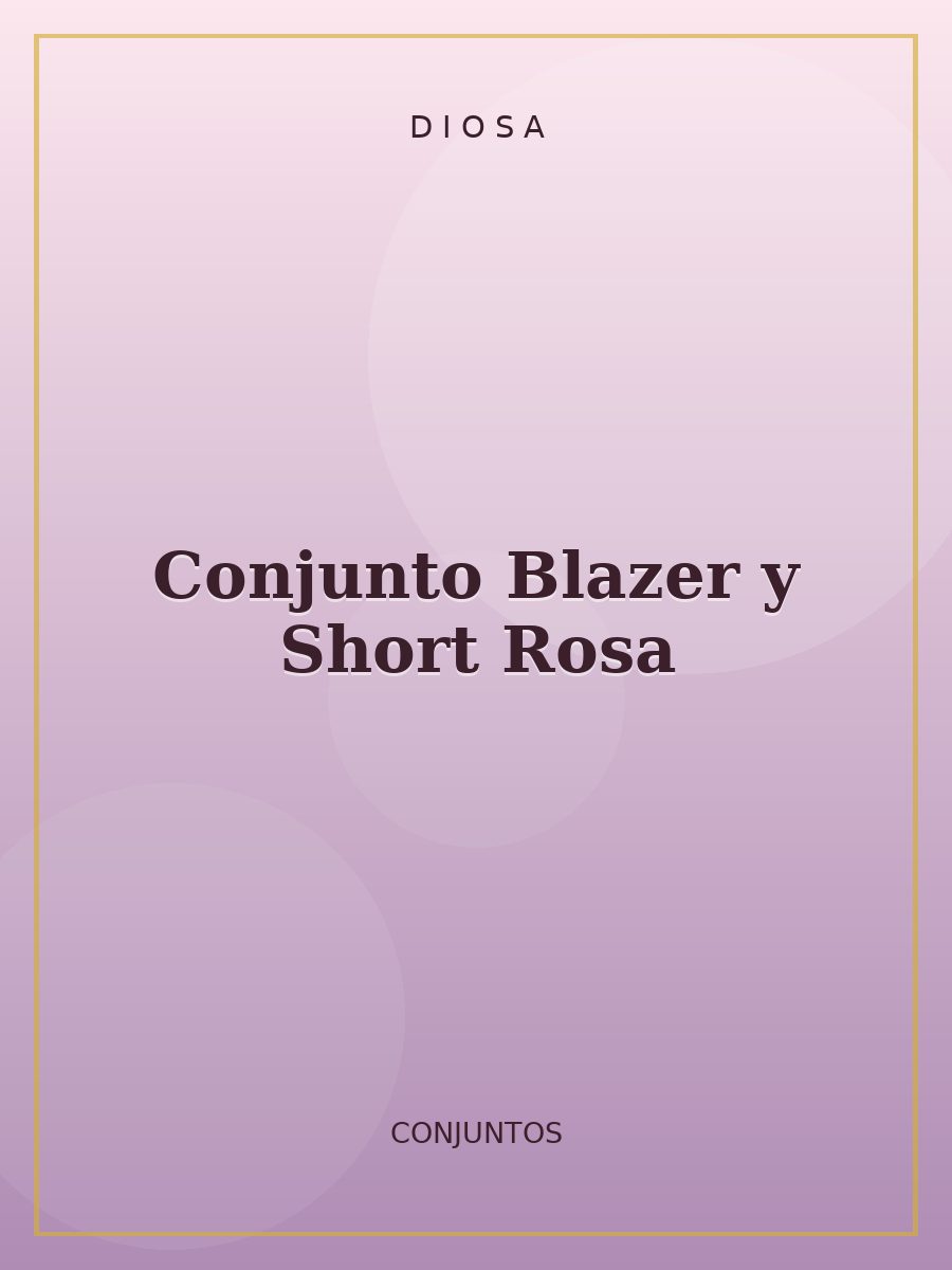 Conjunto Blazer y Short Rosa