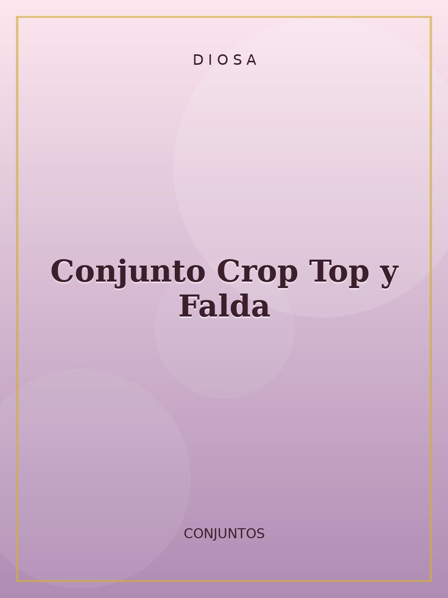 Conjunto Crop Top y Falda