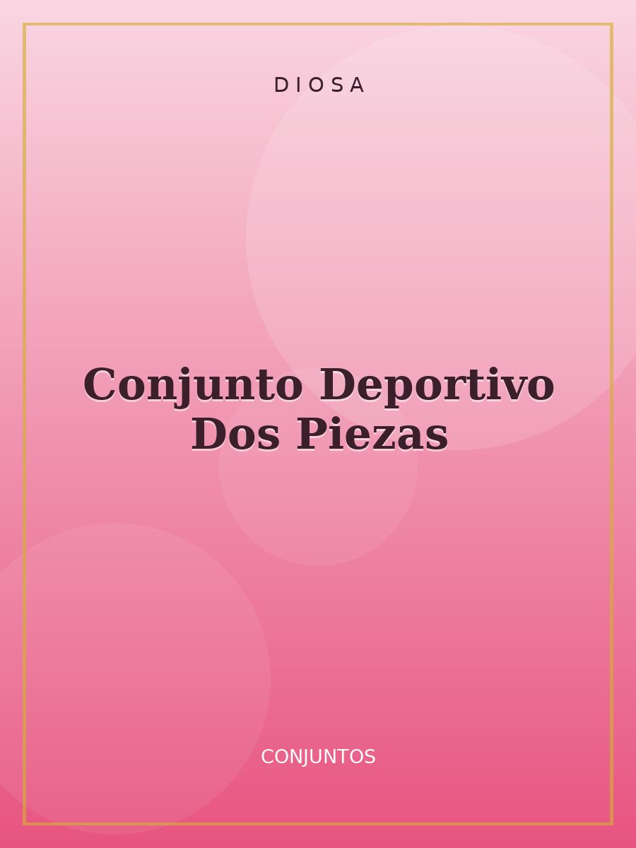Conjunto Deportivo Dos Piezas