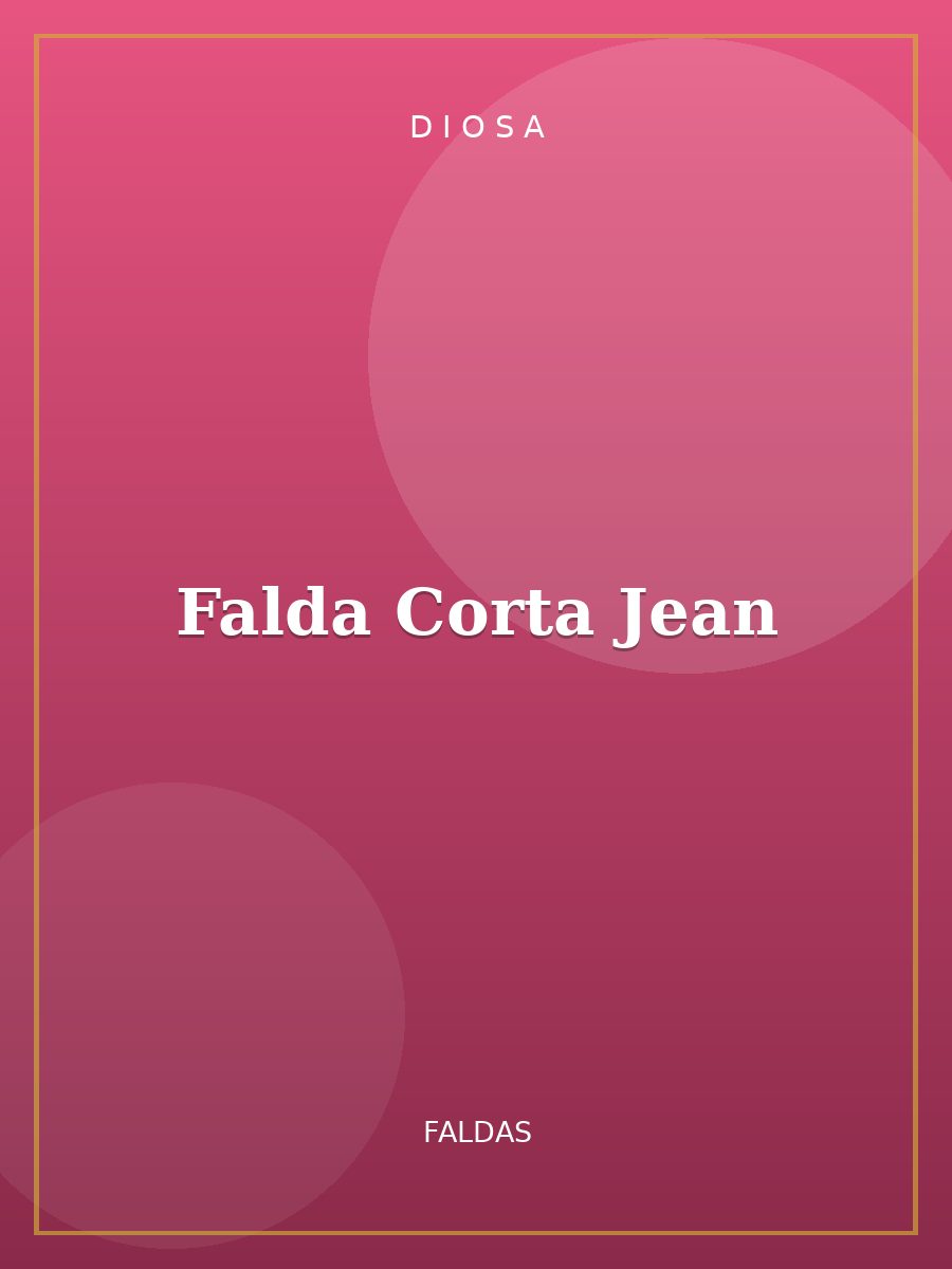 Falda Corta Jean