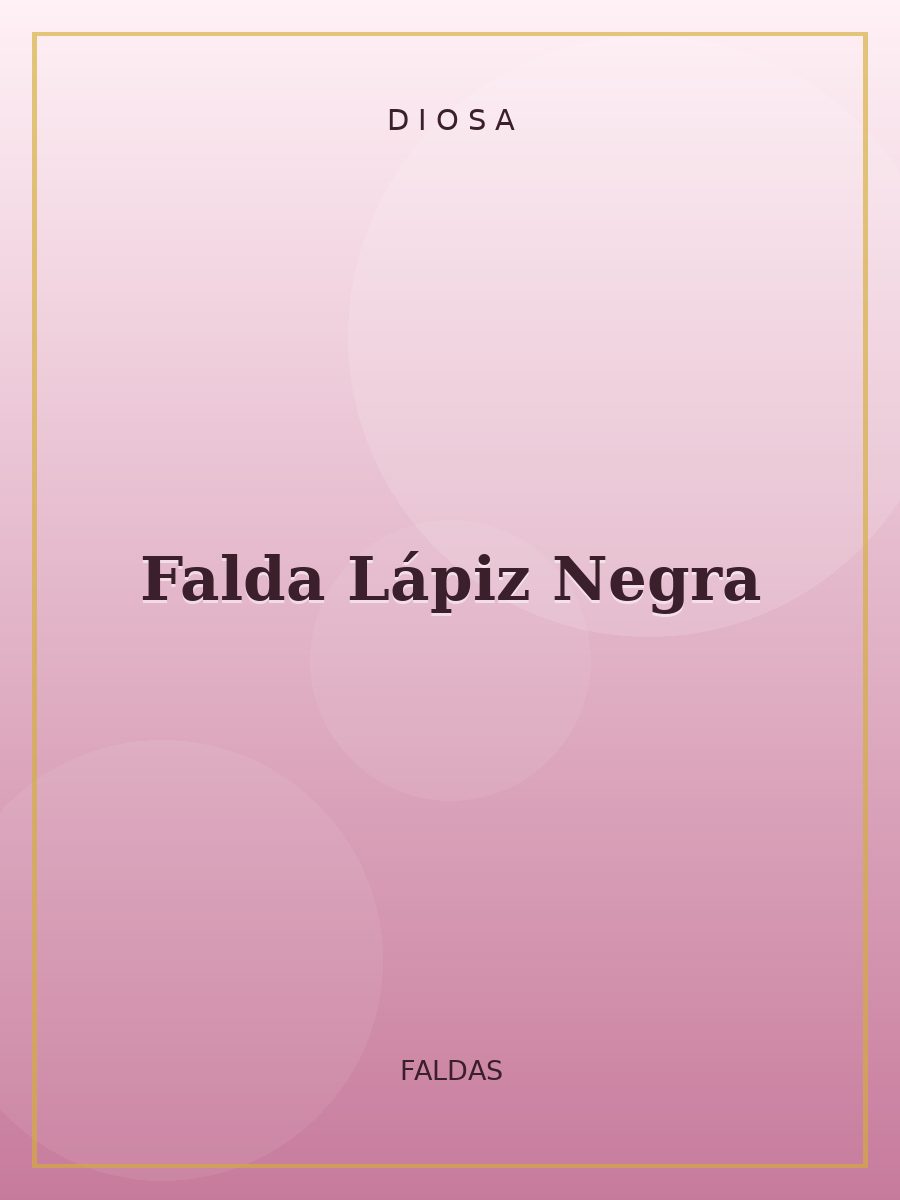 Falda Lápiz Negra
