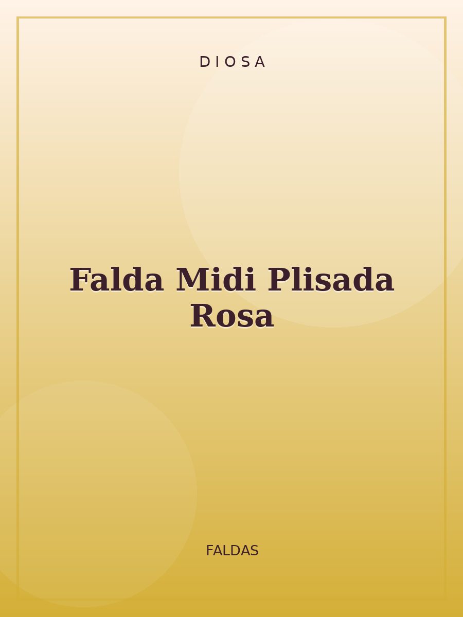 Falda Midi Plisada Rosa