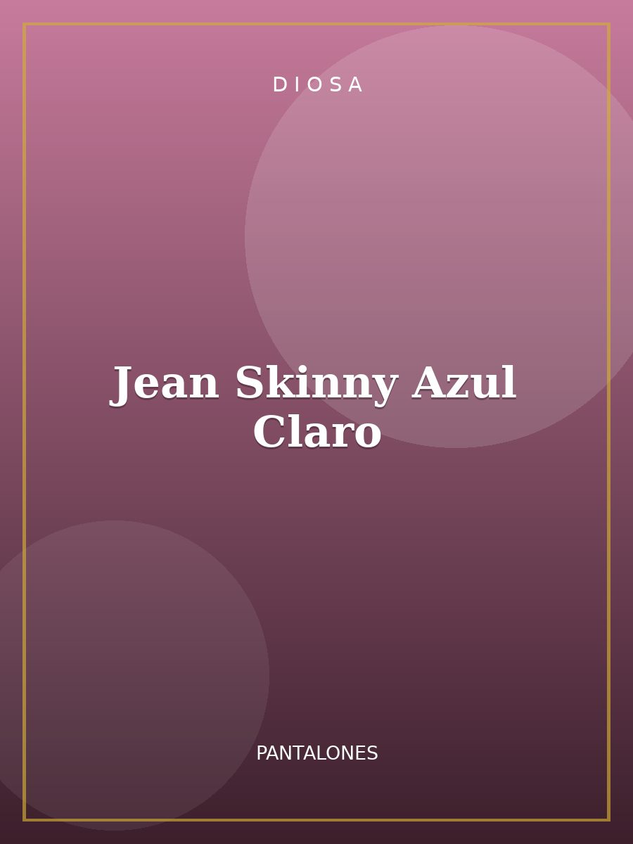 Jean Skinny Azul Claro
