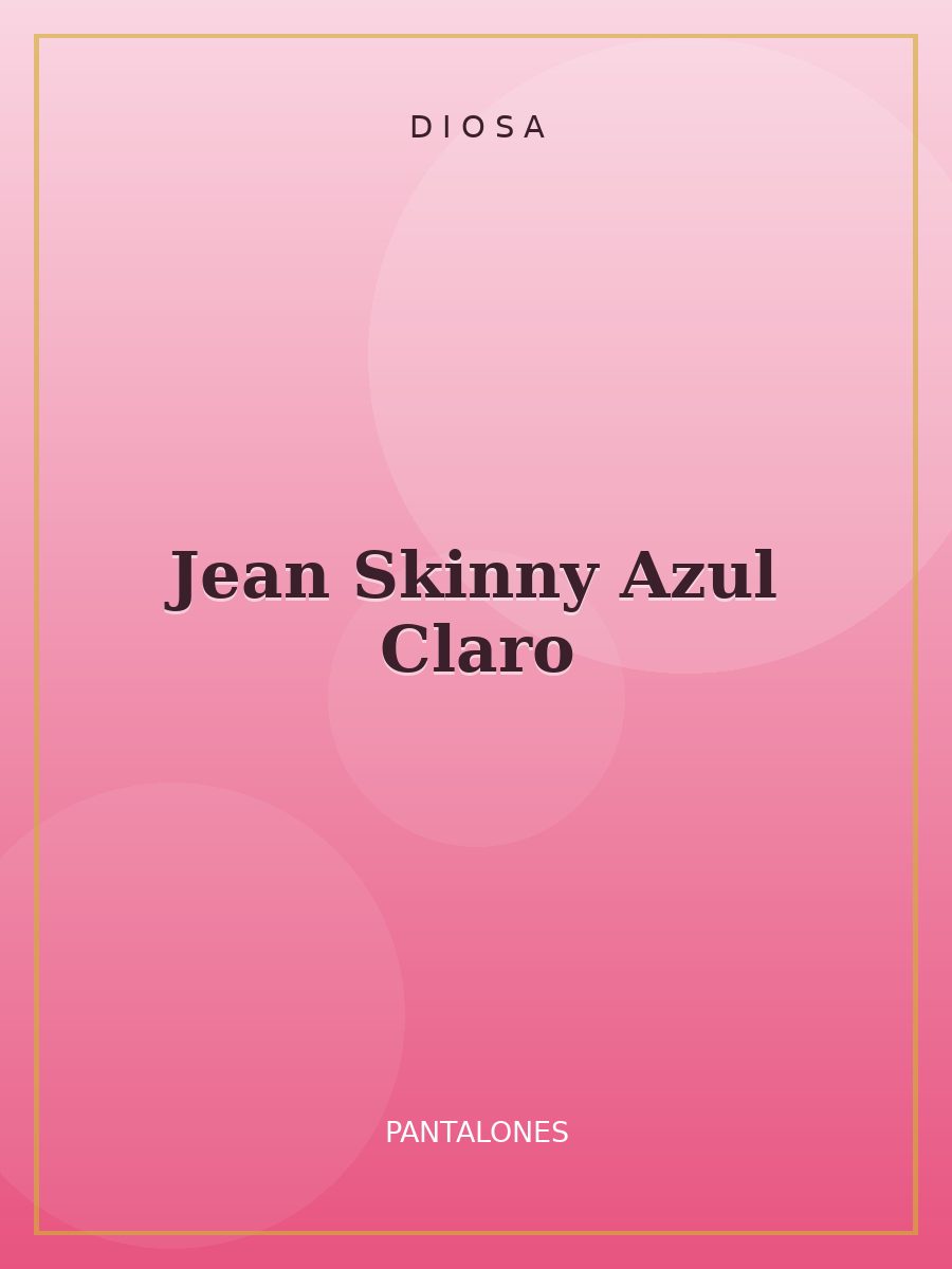 Jean Skinny Azul Claro