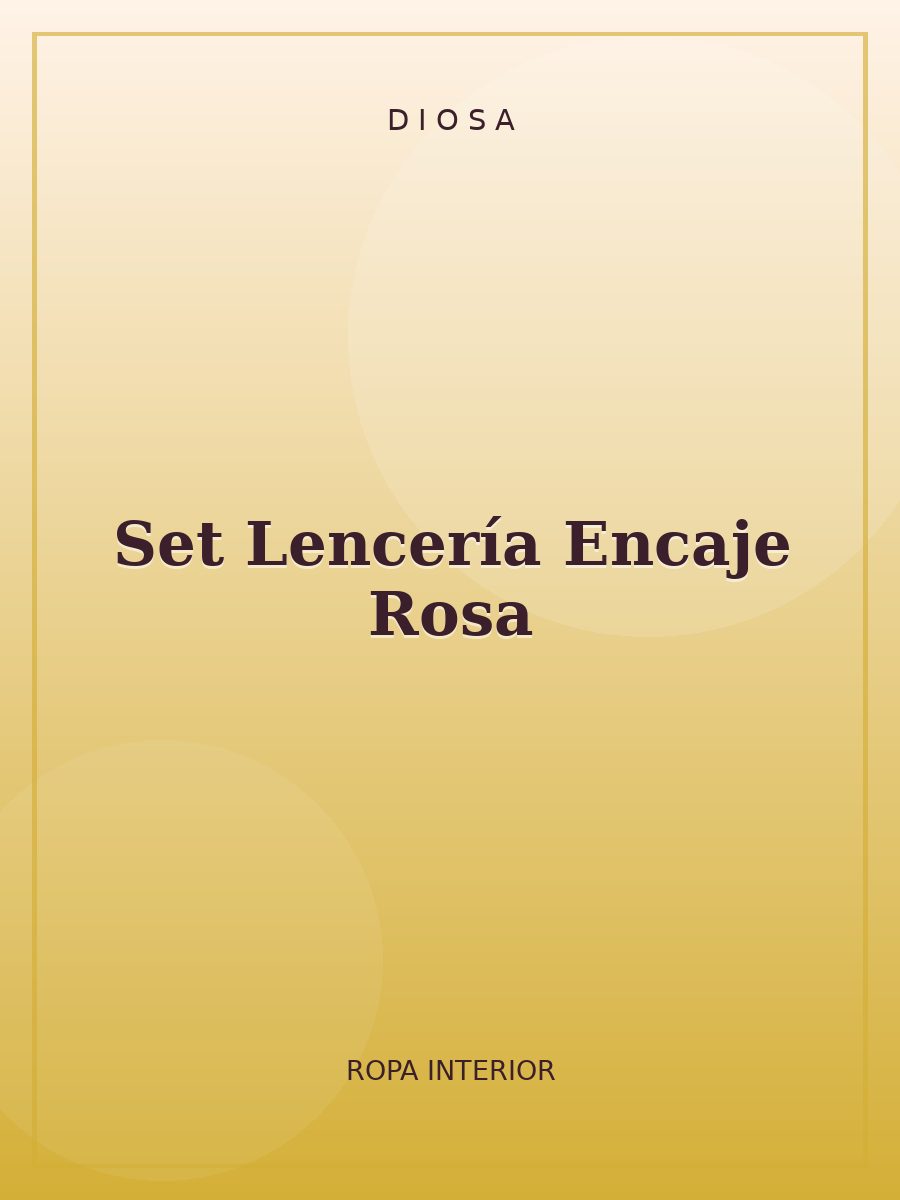 Set Lencería Encaje Rosa