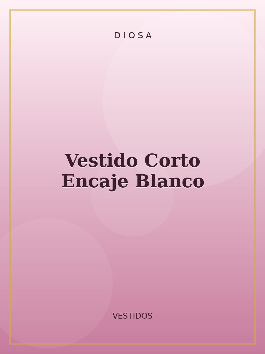 Vestido Corto Encaje Blanco