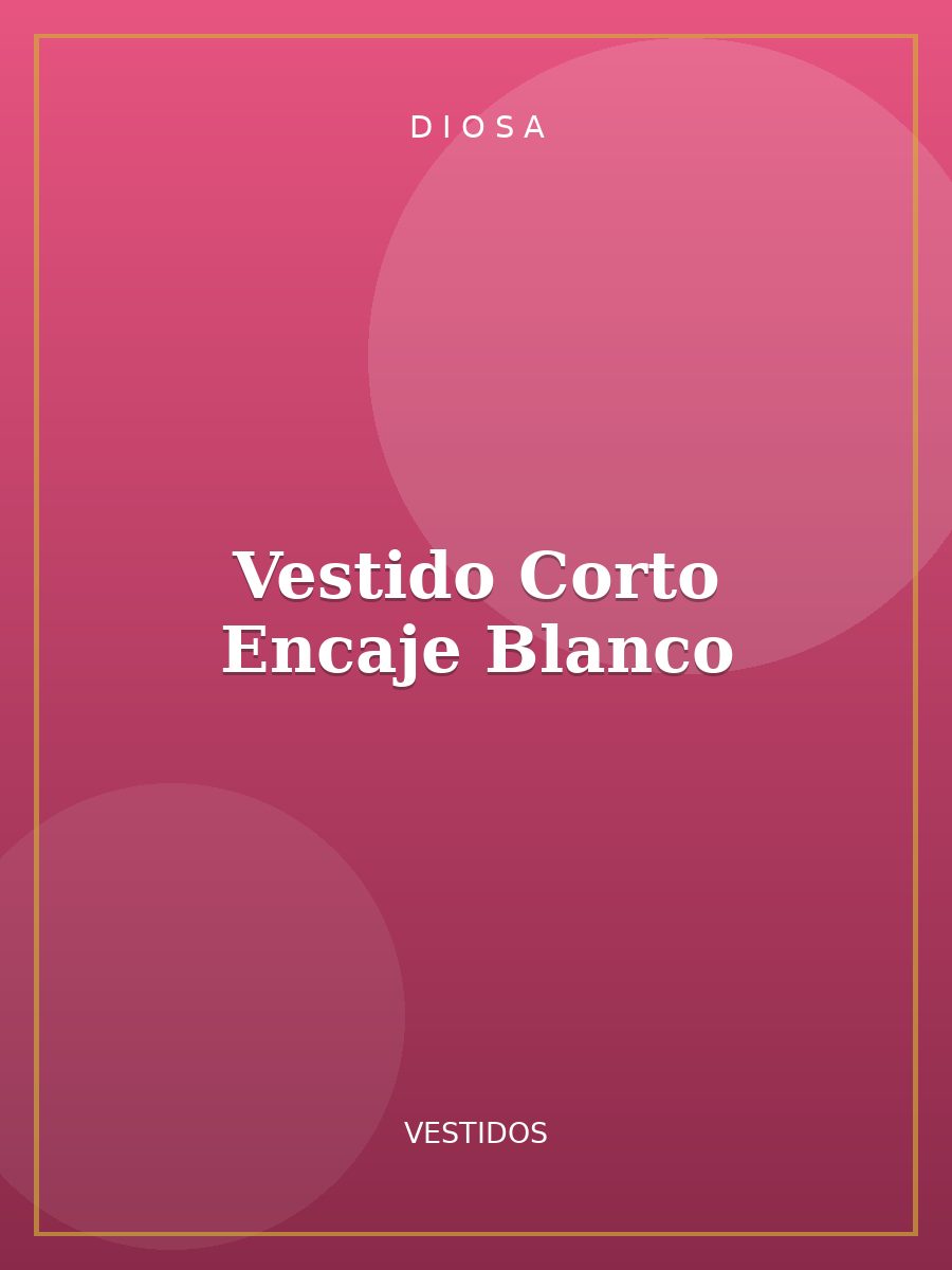 Vestido Corto Encaje Blanco